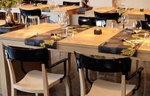 Кресло пластиковое Papatya Hera-K, белый, черный