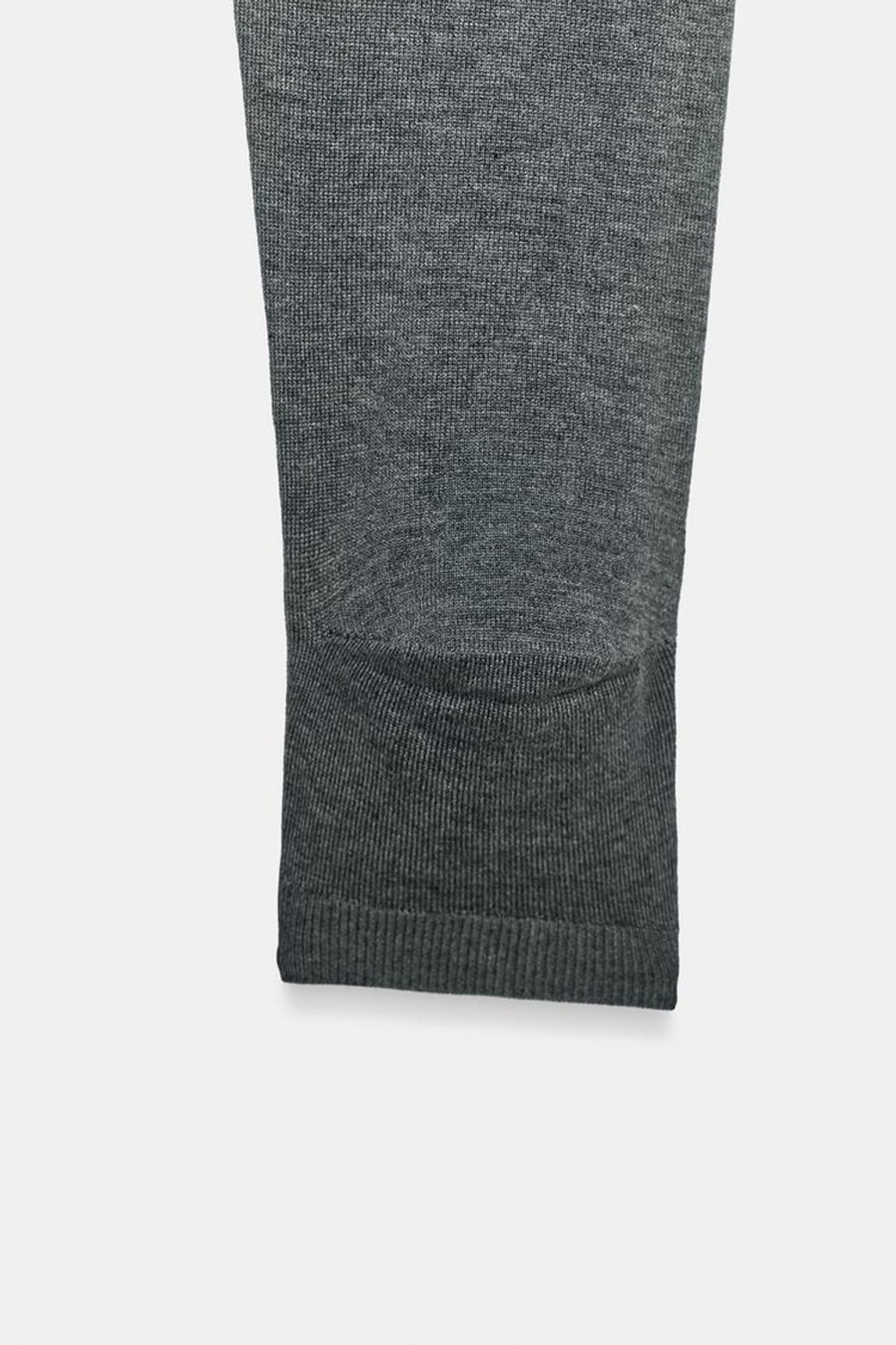 ZARA ТРИКОТАЖНЫЕ ЛЕГИНСЫ, СЕРЫЙ МЕЛАНЖ