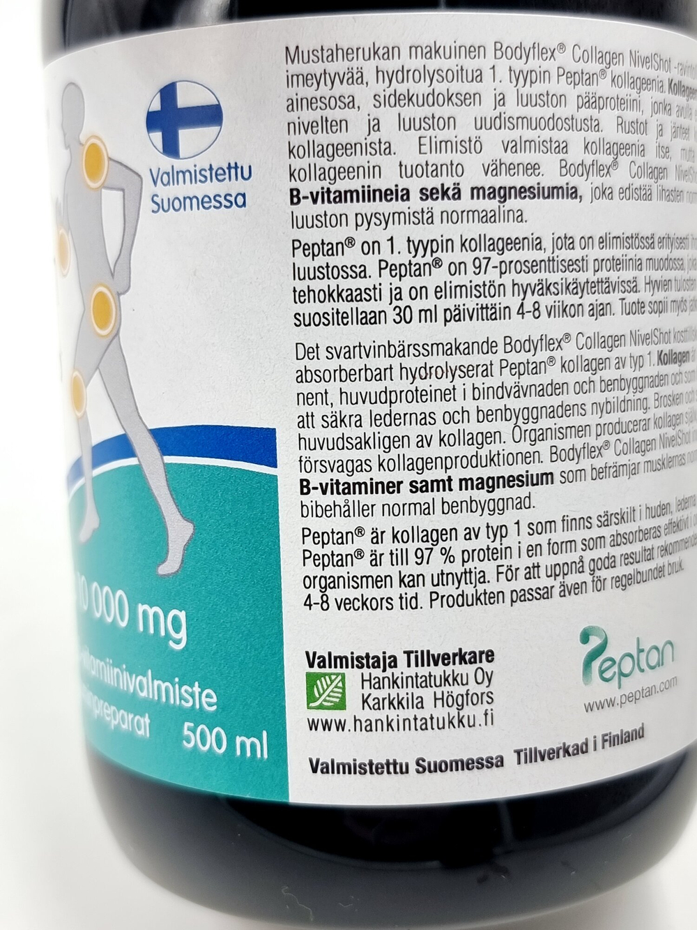 Коллаген Bodyflex Collagen с магнием и витаминами группы В 500 мл (из Финляндии)