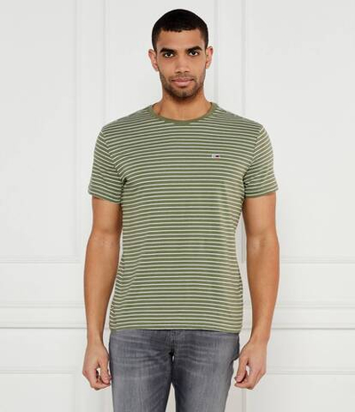 Футболка Tommy Jeans - зеленый(DM0DM20377)