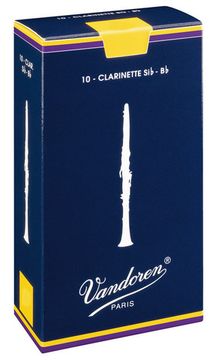 CR101 Трости для кларнета Bb Традиционные №1 (10шт) Vandoren