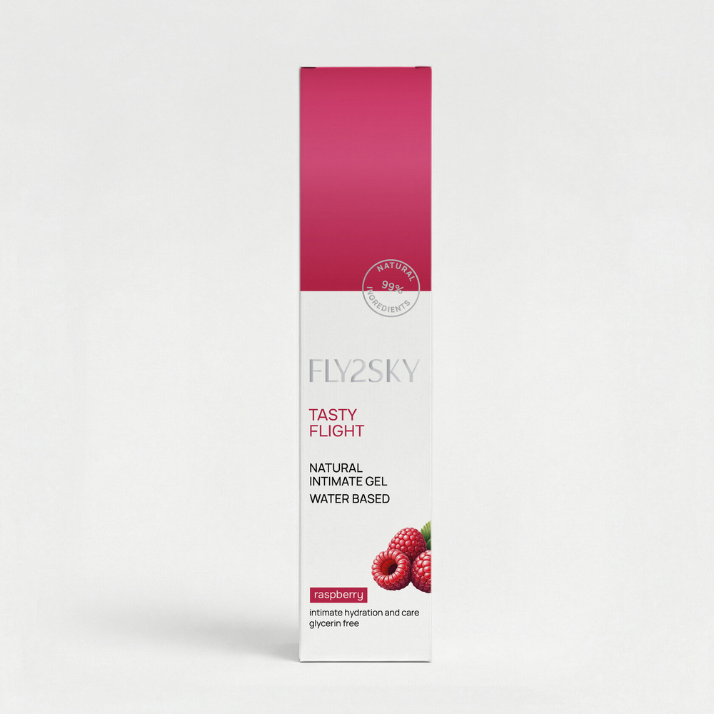 Вкусовая гель-смазка FLY2SKY TASTY FLIGHT малина, 100 мл