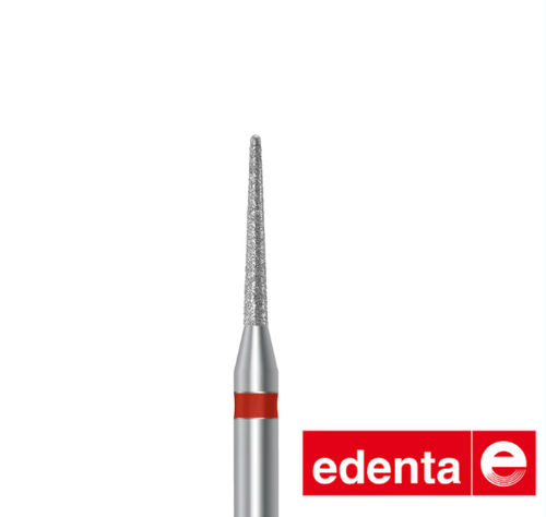EDENTA F851.314.010 Алмазный бор 851 FG, d 1 мм, зернистость мелкая, форма конус