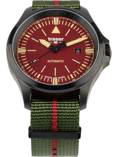 Швейцарские тактические часы Traser P67 Officer Automatic Red 110757