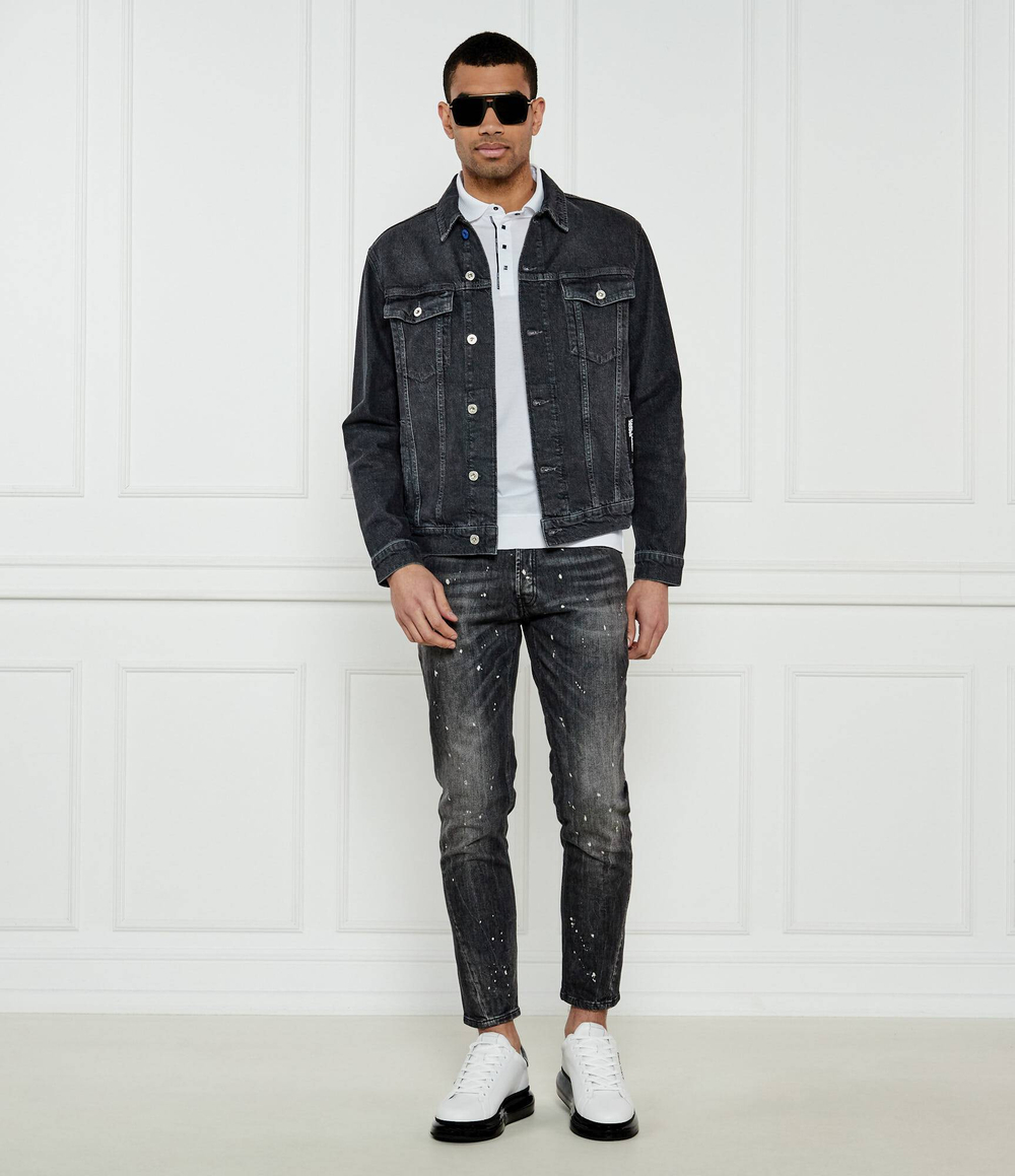 Джинсовая куртка Karl Lagerfeld Jeans - графитовый(A1M14018)