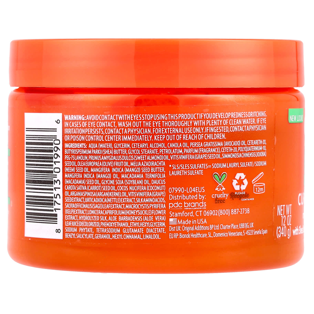 Cantu, Увлажняющий крем для завивки волос с авокадо, 340 г (12 унций)