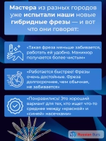 Фреза безопасное пламя гибридная 2,1 мм 3 шт