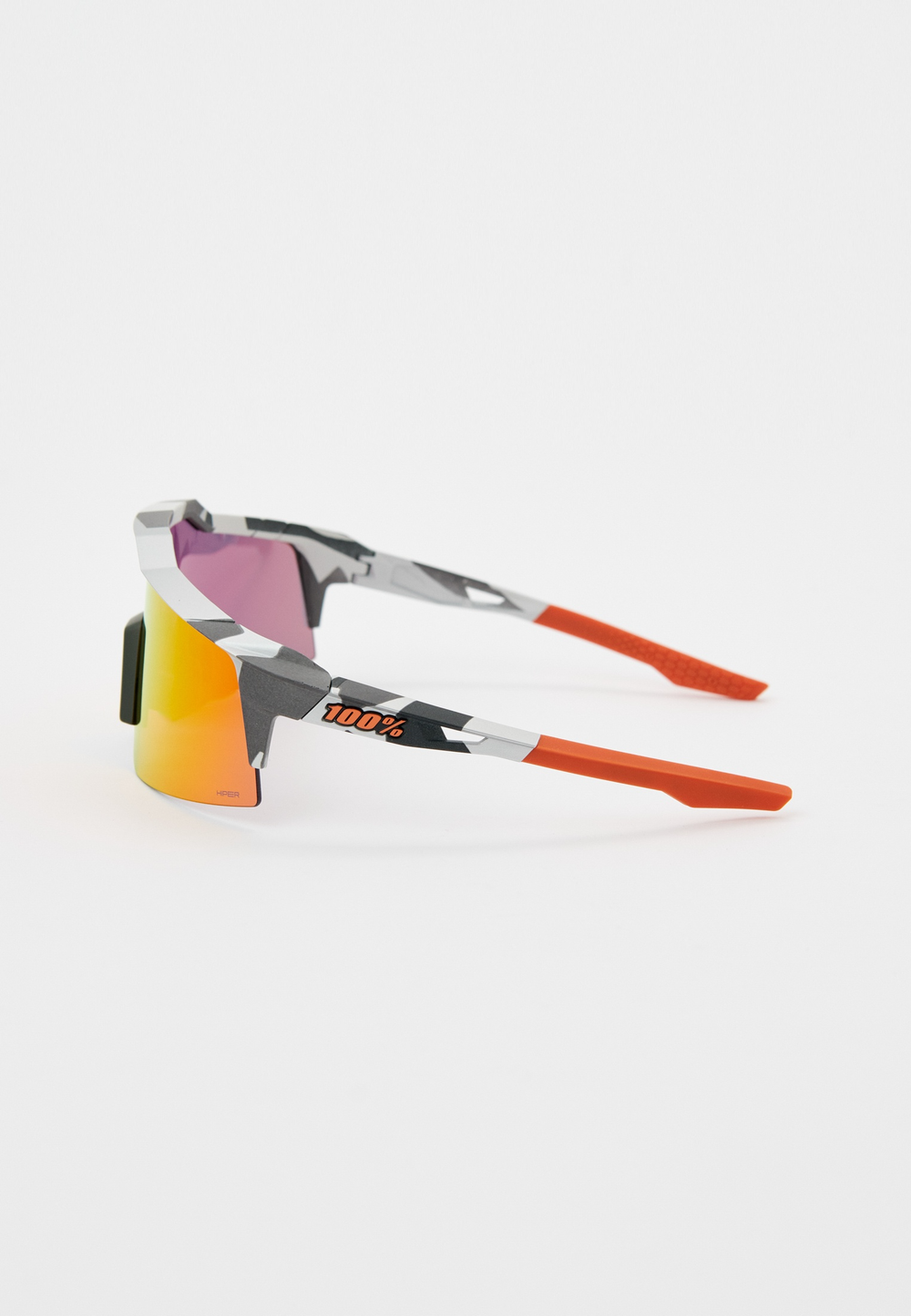 Спортивные очки 100% SPEEDCRAFT SL - Soft Tact Grey Camo - HiPER Red Multilayer Mirror Lens