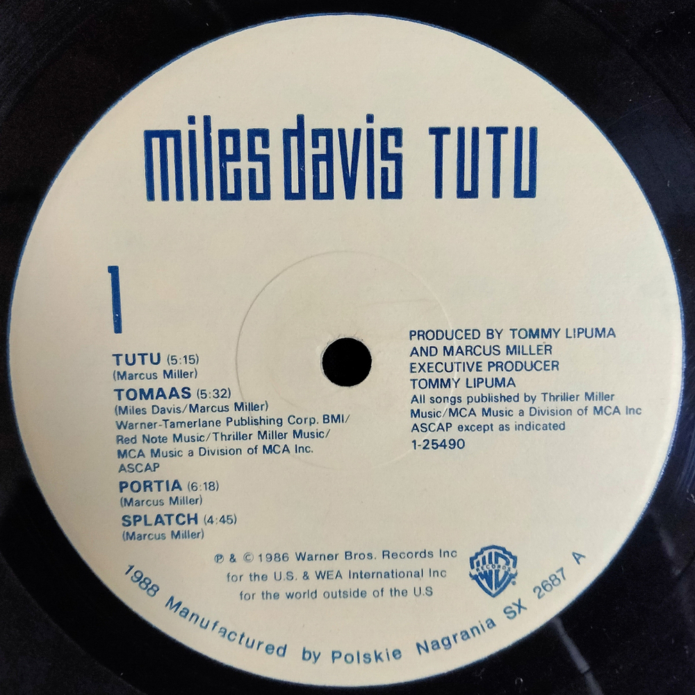 Miles Davis / Tutu (LP)