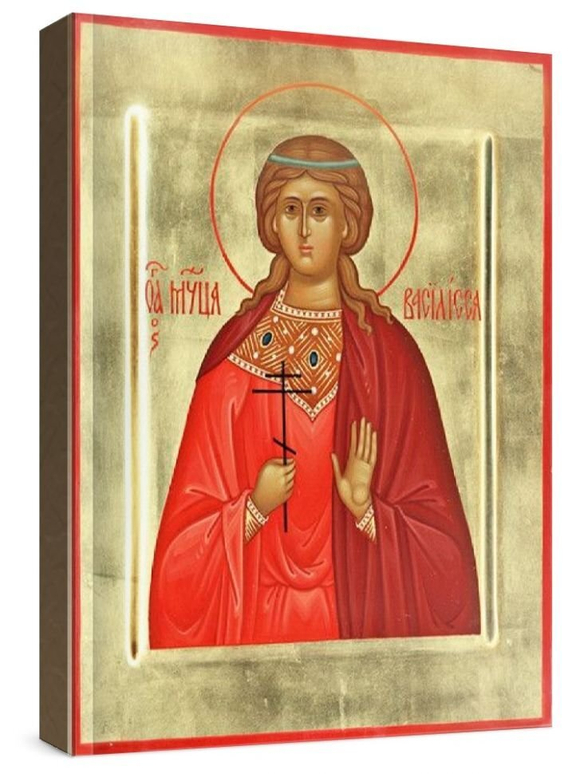 Василиса Никомидийская (рукописная икона)