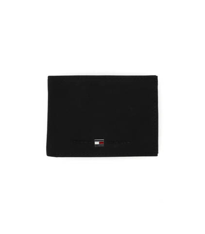 Кожаный кошелек JOHNSON MINI CC FLAP Tommy Hilfiger - черный(AM0AM00662)