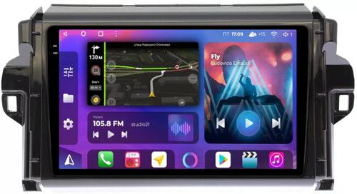 Магнитола для Toyota Fortuner 2015-2022 - FarCar BM3055M-2K монитор 9.5" 2K QLED на Android 14, Быстрая, CarPlay, 4G SIM-слот