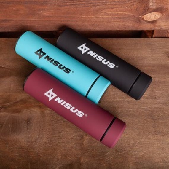 Термос NISUS 450ML N.TM-049-B  с термодатчиком черный