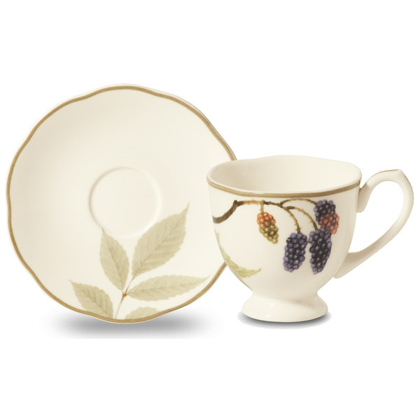 Чашка кофейная с блюдцем Noritake Ягодное ассорти 90мл