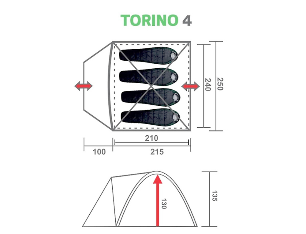Палатка  Premier fishing Torino 4 [153687]