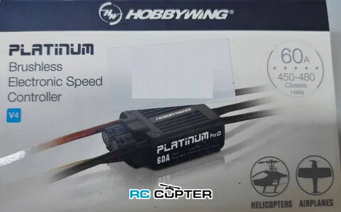 ESC регулятор мотора Hobbywing Platinum V4 60A 3-6S с BEC