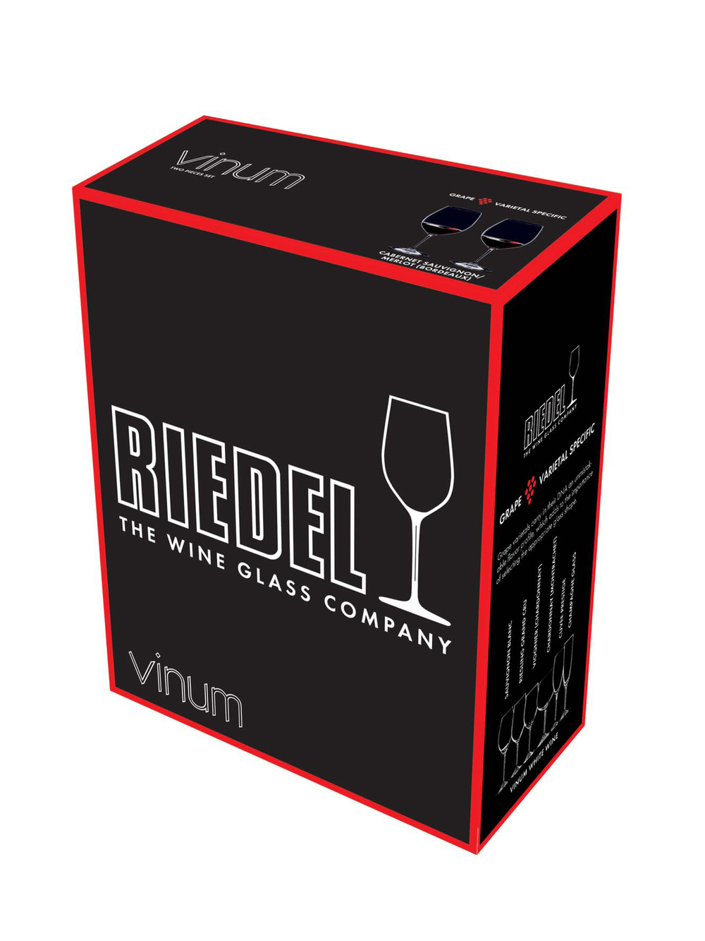 Набор бокалов для крепких напитков 2 шт 80 мл Riedel Vinum Spirits упаковка