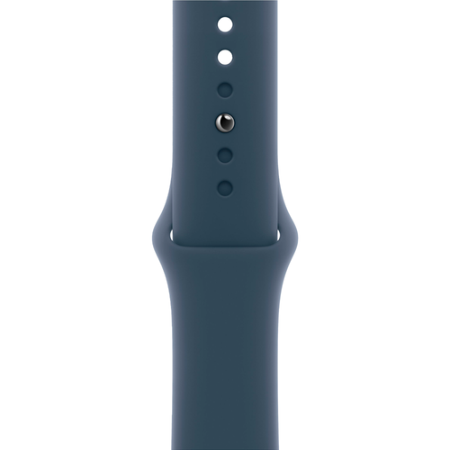 Умные часы Apple Watch SE 2 (2023) GPS, 44mm, Aluminium Case with Sport Band S/M, Silver/Storm Blue (Серебристый/синий)