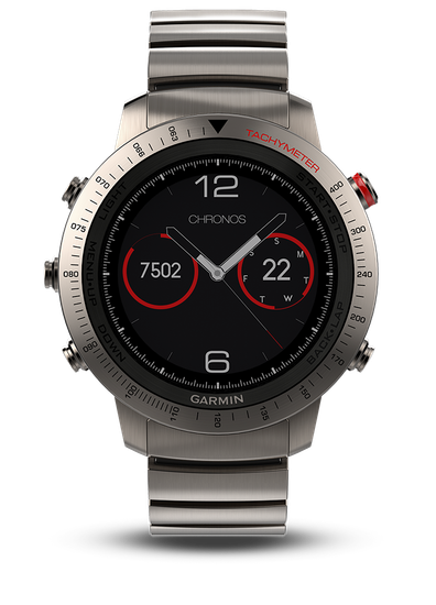 Умные наручные часы Garmin Fenix Chronos (титановый корпус и титаново-магниевый браслет) 010-01957-01