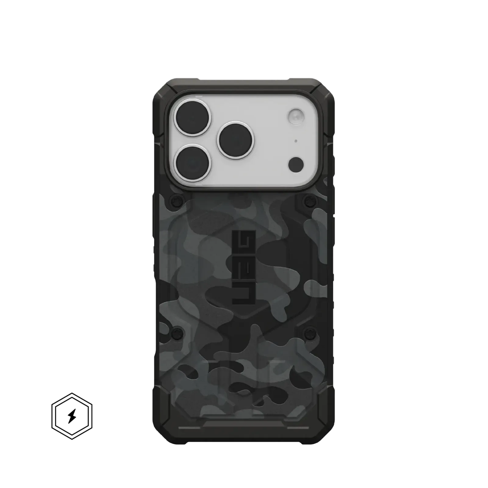 UAG Pathfinder SE with MagSafe Series Case for Apple iPhone 17 Pro Midnight Camo (Чёрный)