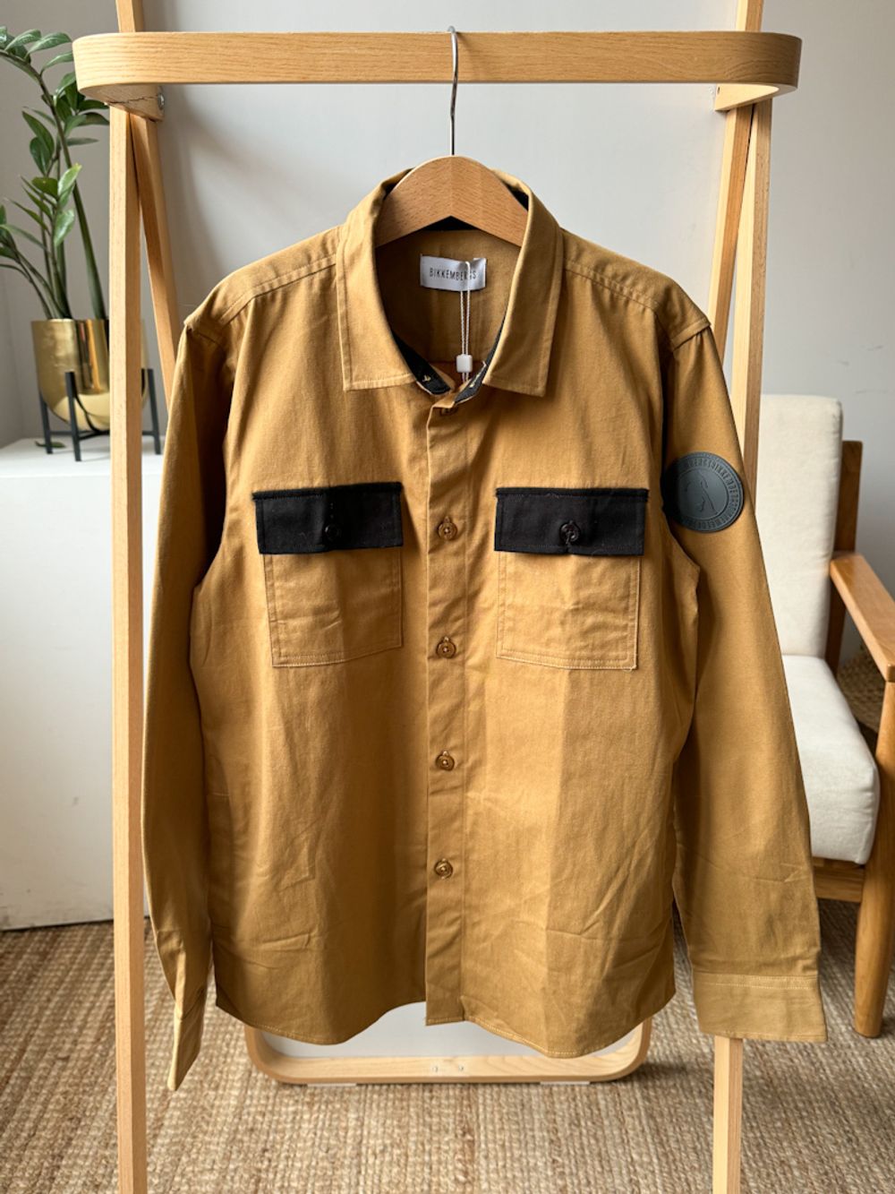 Новая хлопковая рубашка Bikkembergs, 152