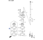 Ремкомплект помпы Suzuki DF9.9B/15A/20A