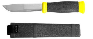 STAYER 110 мм, пластиковые ножны, туристический нож, Professional (47630)