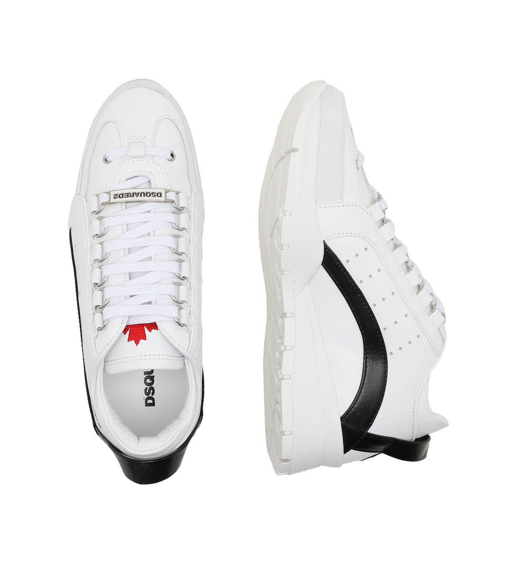 Кожаные кроссовки Dsquared2 - белый(SNW0299 11100001)