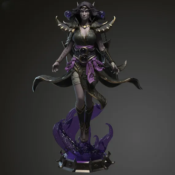 Xal'Atath Purple Flame - World of Warcraft