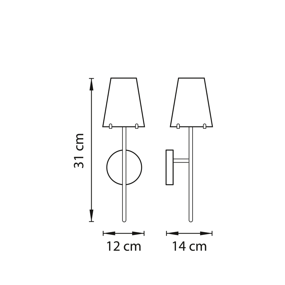 Настенный светильник Lightstar Diafano 758612