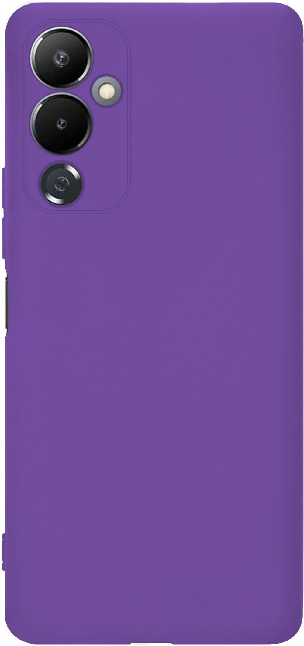 Мягкий Soft Touch чехол из силикона для TECNO POVA 4 (не PRO / NEO!) с бархатной подкладкой