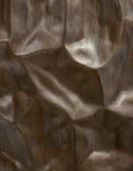 Кашпо TREEZ Effectory Metal Округлая чаша Design Crumple Чернёная бронза в-39, д-39 см 41.33-07-22-082-GRP-39