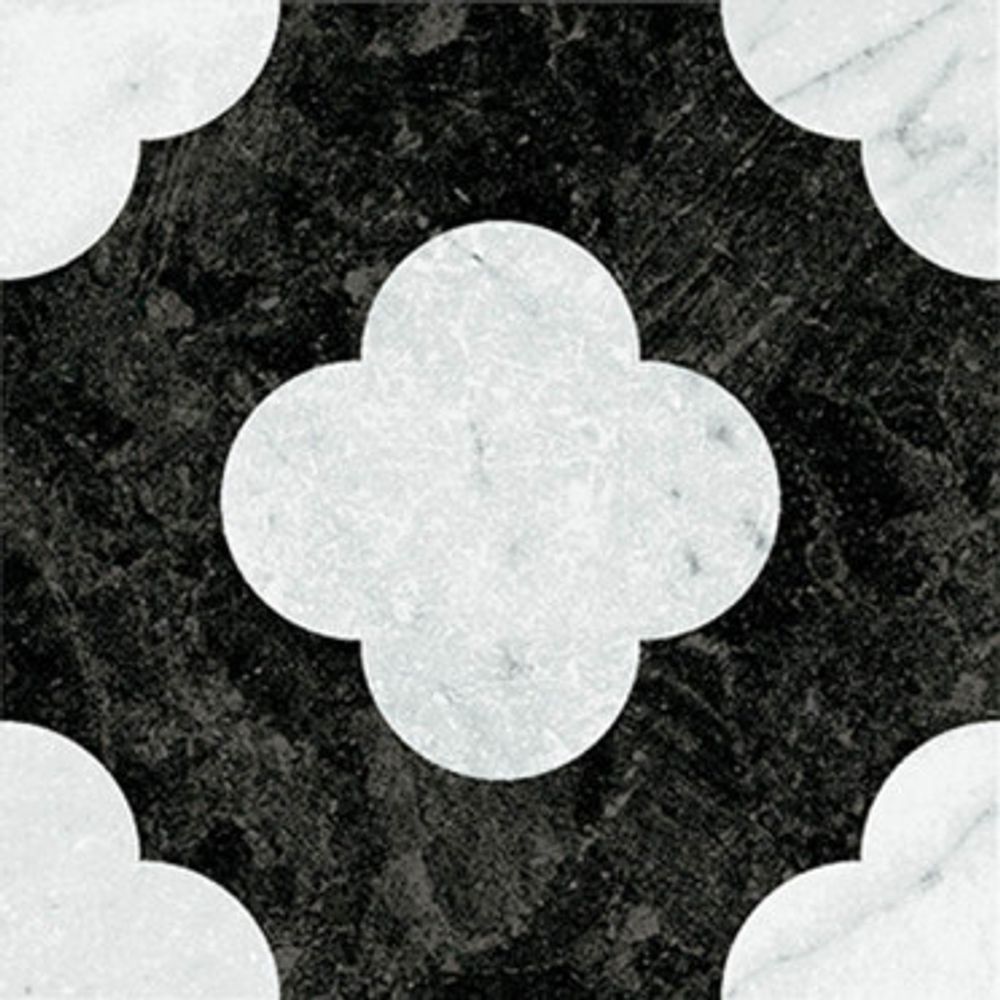 Керамогранит Dandy Pin Black_White (4101200)