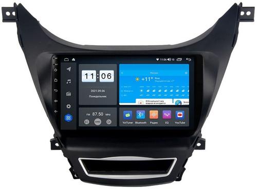 Магнитола для Hyundai Elantra 5 MD 2013-2015 (рестайлинг) - ZX391R9-7862 QLED, Android 10, Быстрая, Carplay, 4G SIM-слот