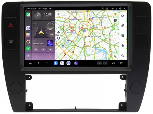 Магнитола для Volkswagen Passat B5 2000-2005 - Kuberg QLed, Android 13, Быстрейшая, CarPlay, SIM-слот