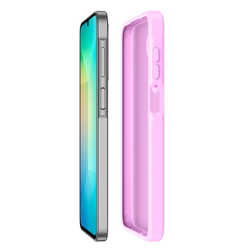 Прозрачный матовый чехол розового цвета (Rose Pink) для Samsung Galaxy A26 5G, серия Yind Series от Dux Ducis