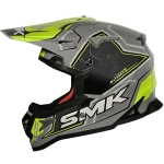 Шлем SMK ALLTERRA MAVERIX, цвет серый/желтый (XL)