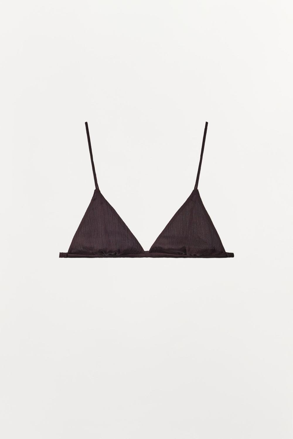 БЮСТГАЛЬТЕР С ТРЕУГОЛЬНЫМИ ЧАШКАМИ ИЗ РЕЛЬЕФНОЙ ТКАНИ — ZARA