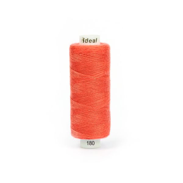 Нитки швейные бытовые Ideal 40/2, 366 м / 10 кат., 180 терракот