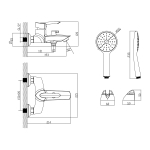 Смеситель для ванны Lemark Mars - LM3514C