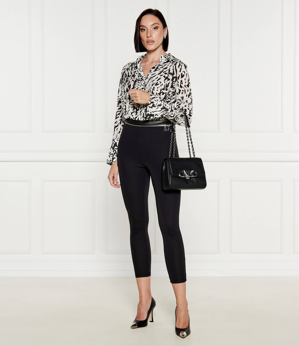 кожаная сумка-мессенджер parker Michael Kors - черный(30F2S7PS6L)