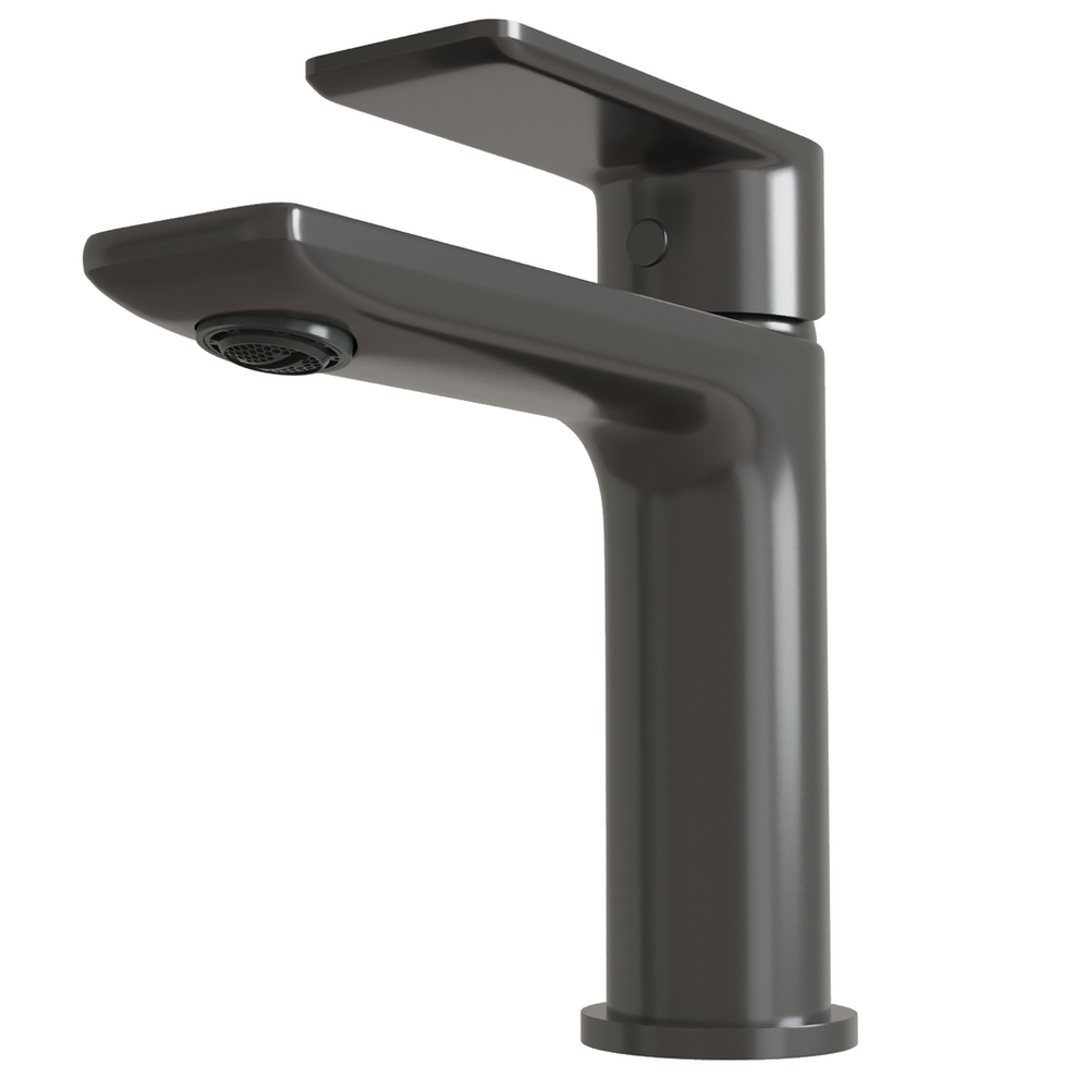 Смеситель для раковины 35k MIXLINE МЛ33-04Г(ML33-04GR) "Сити" ГРАФИТ