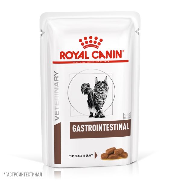 Пауч Royal Canin GastroIntestinal для взрослых кошек при расстройствах пищеварения