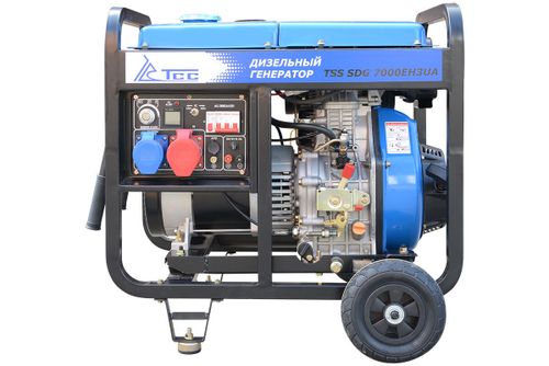 Дизель генератор TSS SDG 7000EH3UA - [6.5 кВт / 220V-380V] эл. старт