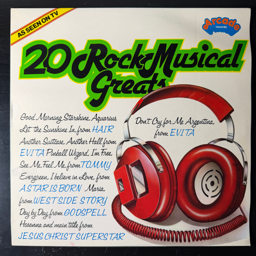 Сборник 20 Rock Musical Greats (Англия 1977г.)