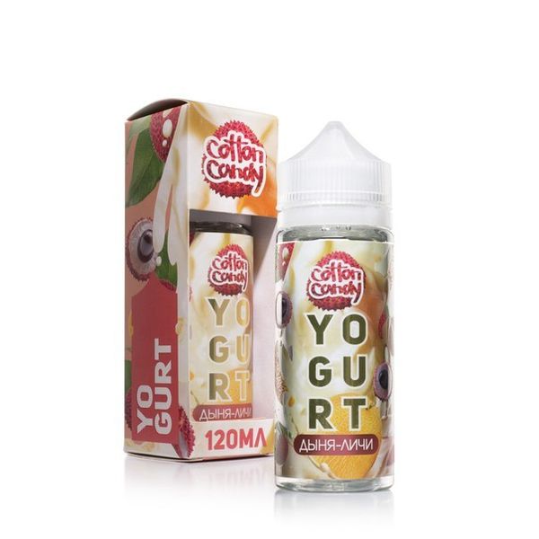 Купить Жижа Cotton Candy Yogurt - Дыня-Личи (120 млl)
