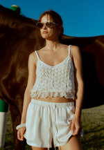 Двухслойный трикотажный топ - STRADIVARIUS