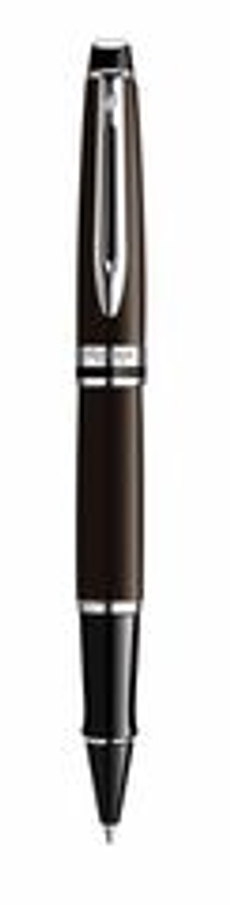 Ручка-роллер Waterman Expert 3, цвет: Deep Brown CT, стержень: Fblk
