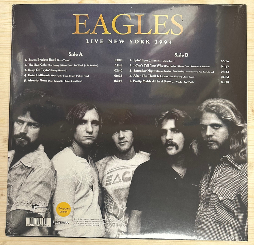 Eagles - Live New York 1994 (Европа 2019г.)