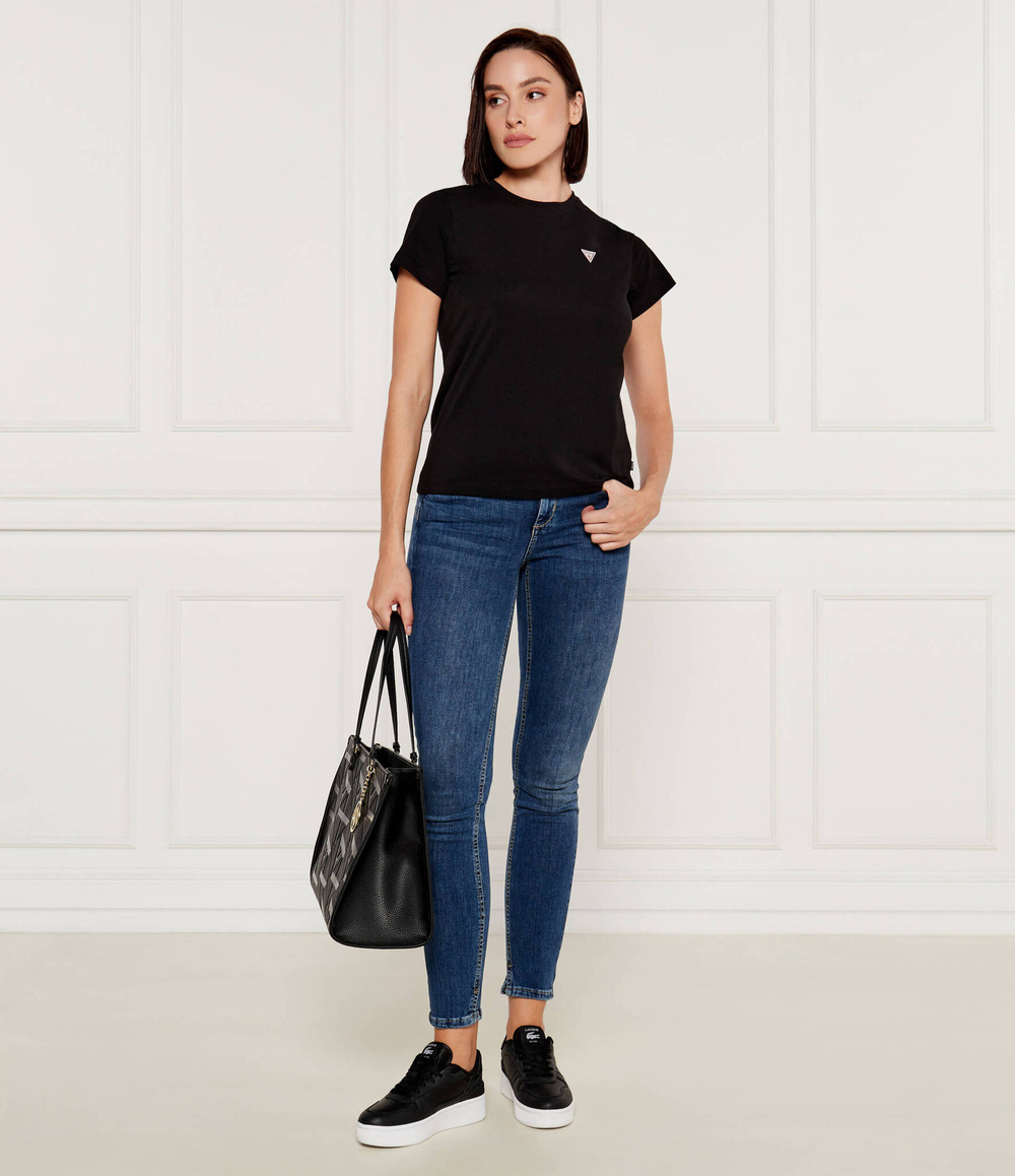 Кожаные кроссовки Lacoste - черный(748SFA0046)